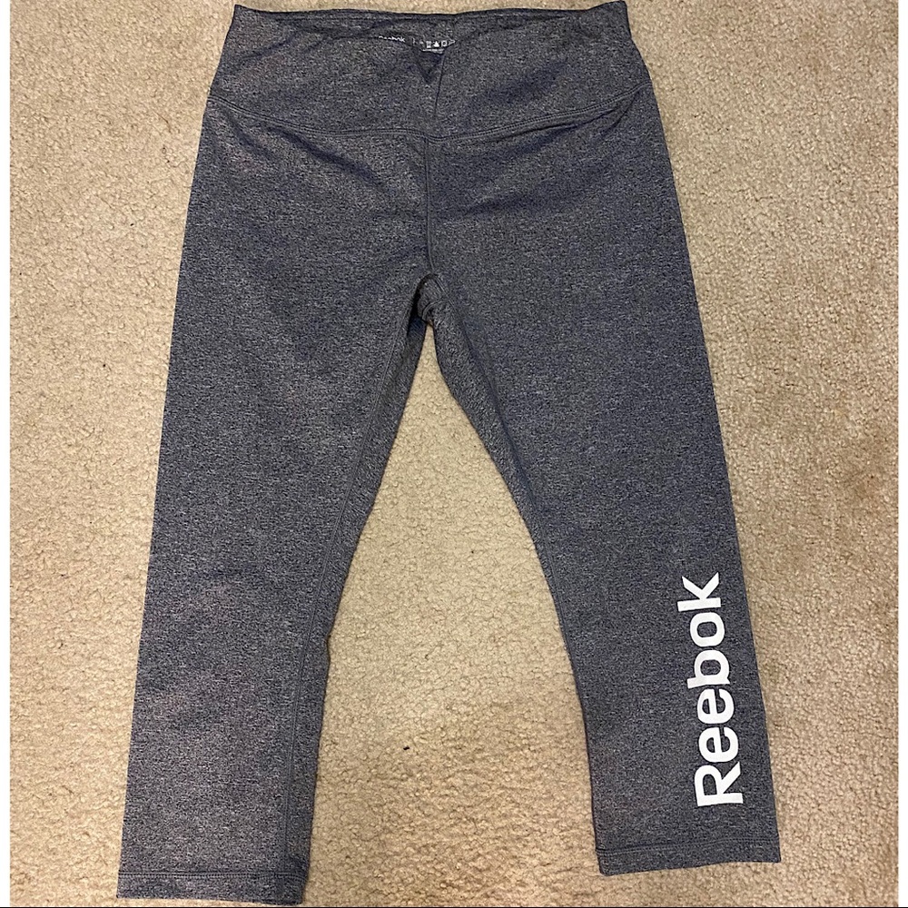 Grey Reebok Leggings Size Medium